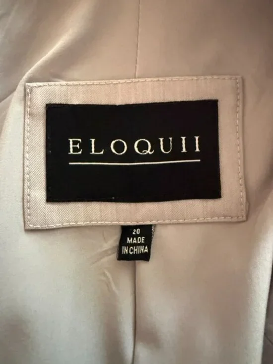 Eloquii Lavender Crop Jacket - Picture 2 of 4